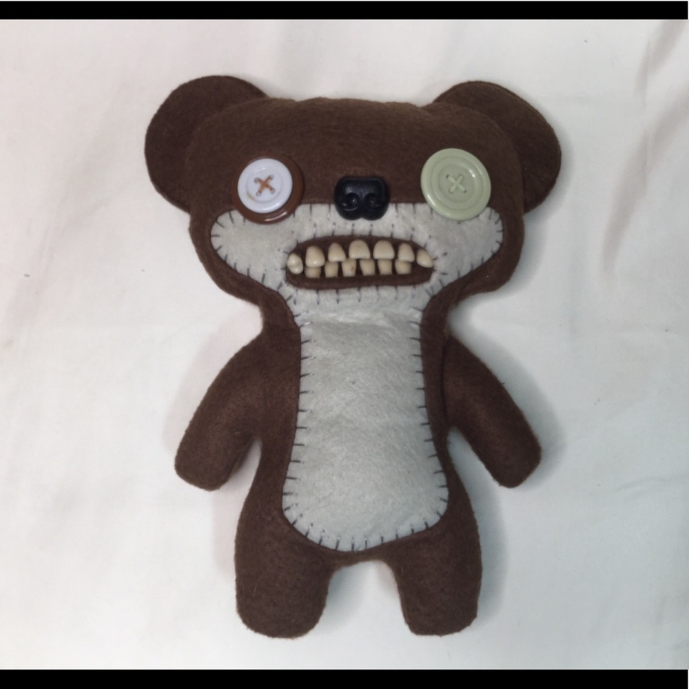 Fuggler Retired Teddy Bear Nightmare Plush